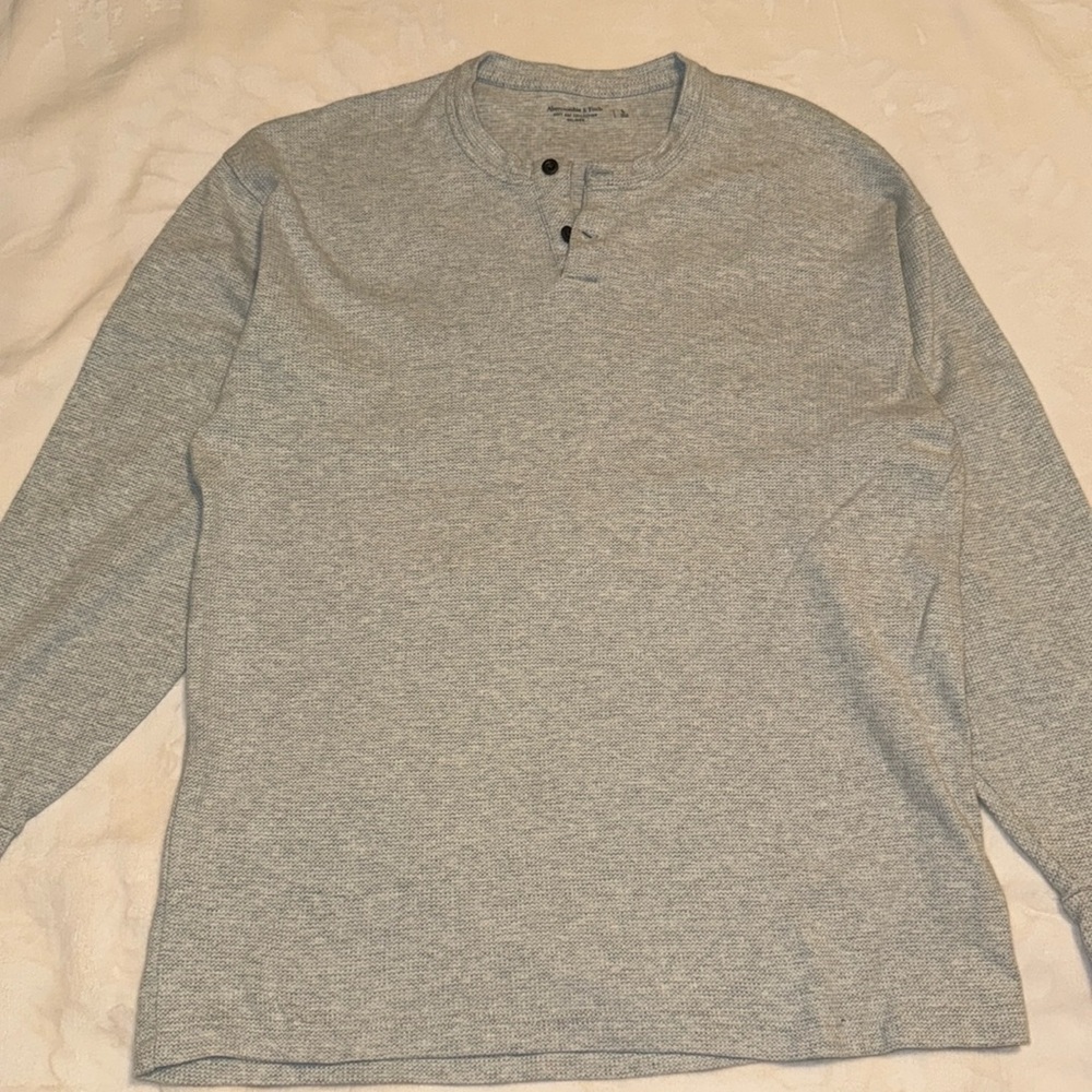 Abercrombie, long sleeve Henley